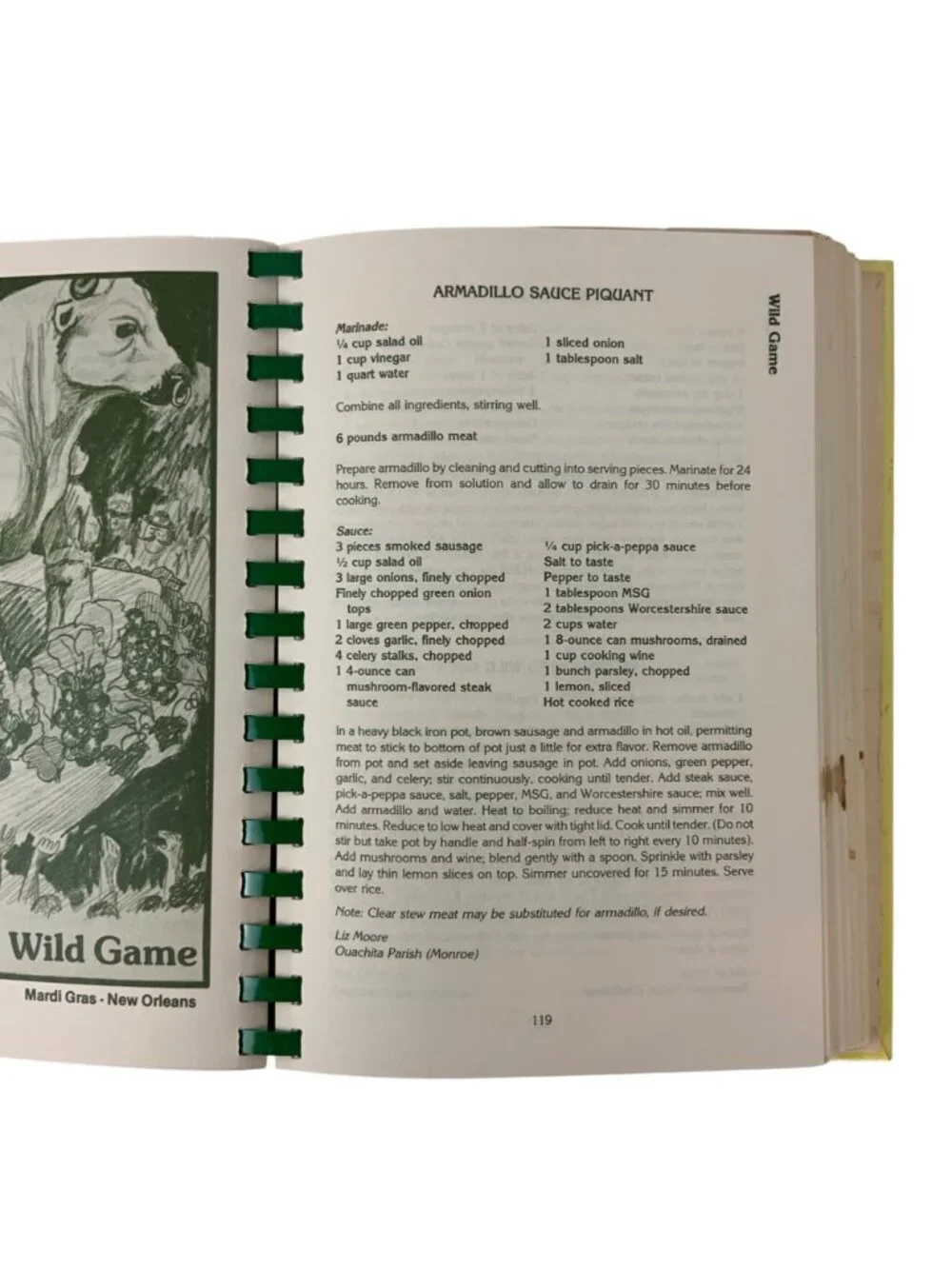 Foods À La Louisiane Cookbook Louisiana Farm Bureau Women Spiral Bound 1992